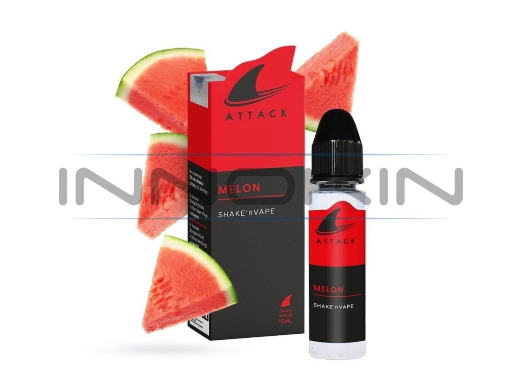 Shark Attack-Shake'n'Vape 10ml Meloun, produktový obrázek.