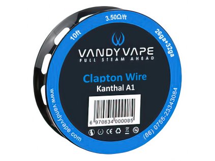 Vandy Vape - Kanthal A1 - Clapton - odporový drát - 26GA + 32GA - 3m