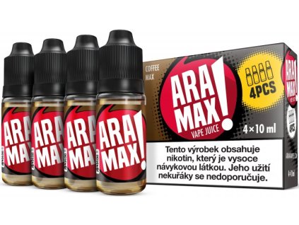 aramax 4pack coffee max 4x10ml