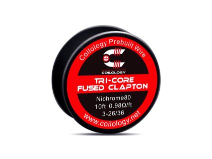 Odporový drát Coilology - Tri-core Fused Clapton Ni80 (3-26/36) (3m)