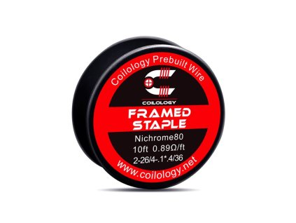 Odporový drát Coilology - Framed Staple Ni80 (2-26/4-.4*.1/36) (3m)