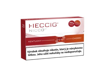 Heccig Nicco 2v1 - Cherry (Třešeň s trochou máty), produktový obrázek.