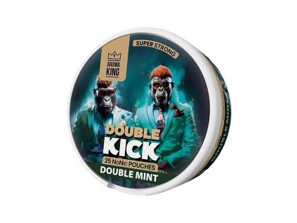 Aroma King Double Kick - NoNic sáčky - Double Mint - 10mg /g, produktový obrázek.
