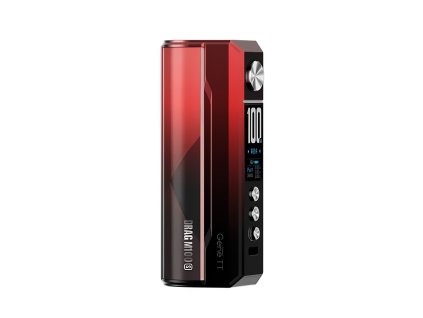 VooPoo Drag M100S Mod - Easy Grip - Red & Black, produktový obrázek.
