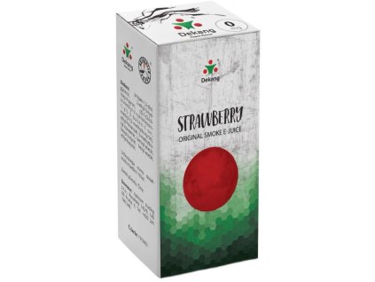 liquid dekang strawberry 10ml 0mg jahoda