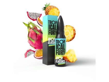 Příchuť Riot Squad S&V: Tropical Fury (Ananas a exotické ovoce) objem 10ml tabáková nálepka Kolek Q