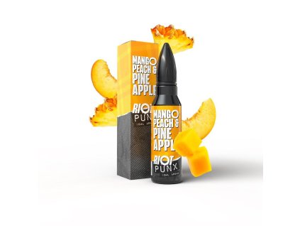 Příchuť Riot Squad PUNX S&V: Mango, broskev a ananas objem 10ml tabáková nálepka Kolek Q