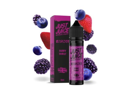 Příchuť Just Juice S&V: Berry Burst (Lesní směs) objem 10ml tabáková nálepka Kolek Q