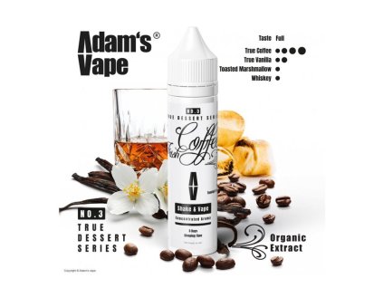 Příchuť True Dessert Series S&V: Irish Coffee (Irská káva) objem 10ml tabáková nálepka Kolek Q