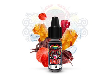 Příchuť Maori: Fai (Ledový čaj s ibiškem) objem 10ml tabáková nálepka Kolek Q