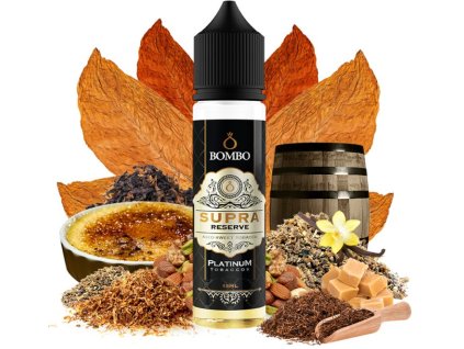 Příchuť Bombo Platinum Tobaccos S&V 15ml Supra Reserve (Sladký tabák s karamelem)