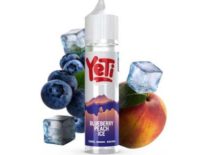 Příchuť Yeti Summit Series S&V 10ml Blueberry Peach Ice (Ledová borůvka a broskev)
