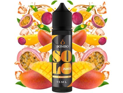 Příchuť Bombo Solo Juice S&V 15ml Mango Passion Ice (Mango s marakujou na ledu)