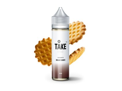 Příchuť ProVape Take Mist S&V: Creamy Cookies (Kakaové sušenky s krémem) objem 10ml tabáková nálepka Kolek Q