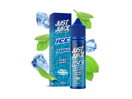 Just Juice - Shake & Vape - ICE Pure Mint - 10ml, produktový obrázek.