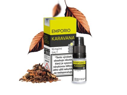 Emporio Salt Karavana 10ml intenzita nikotinu 12mg tabáková nálepka Kolek R