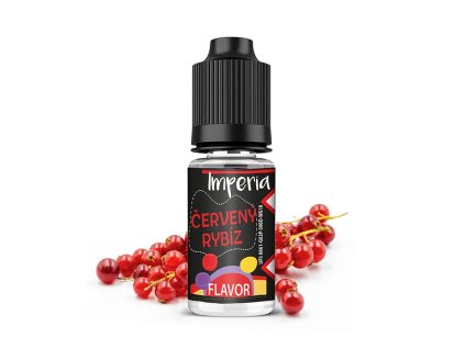 Příchuť Imperia Black Label: Červený rybíz objem 10ml tabáková nálepka Kolek R