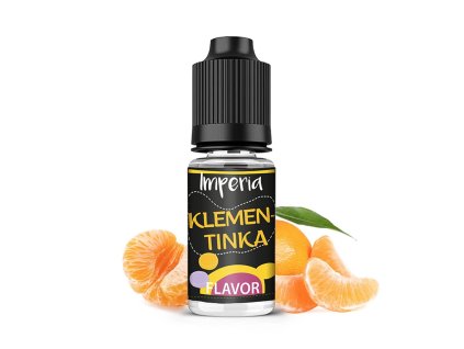 Příchuť Imperia Black Label: Klementinka objem 10ml tabáková nálepka Kolek R