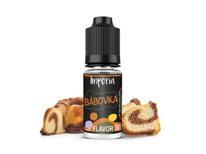 Příchuť Imperia Black Label: Bábovka objem 10ml tabáková nálepka Kolek R