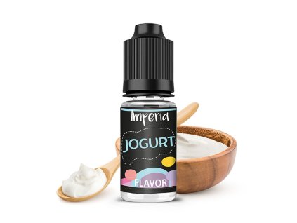 Příchuť Imperia Black Label: Jogurt objem 10ml tabáková nálepka Kolek R