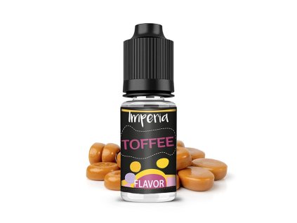 Příchuť Imperia Black Label: Toffee objem 10ml tabáková nálepka Kolek R