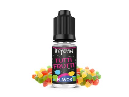 Příchuť Imperia Black Label: Tutti Frutti objem 10ml tabáková nálepka Kolek R