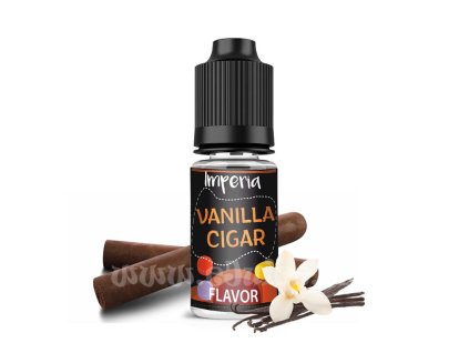 Příchuť Imperia Black Label: Vanilla Cigar objem 10ml tabáková nálepka Kolek R