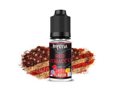 Příchuť Imperia Black Label: Red Tobacco objem 10ml tabáková nálepka Kolek R