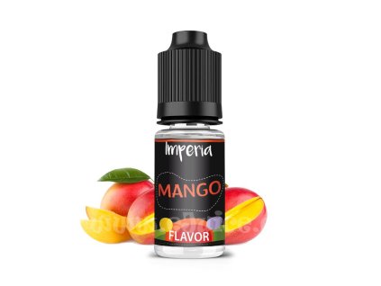 Příchuť Imperia Black Label: Mango objem 10ml tabáková nálepka Kolek R