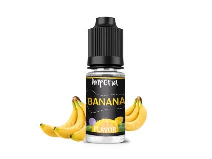 Příchuť Imperia Black Label: Banana objem 10ml tabáková nálepka Kolek R