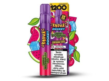 Kurwa Rocket - Cherry Watermelon ICE - 20mg, produktový obrázek.