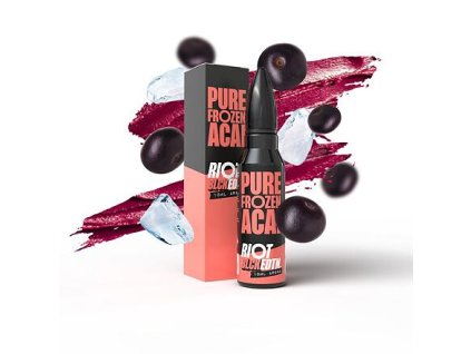 Příchuť Riot Squad BLCK EDTN S&V: Pure Frozen Acai (Ledové bobule acai) objem 10ml