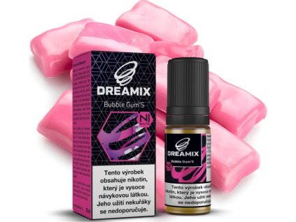 liquid dreamix salt zvykacka bubblegums 10ml 10mg