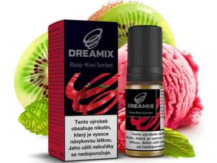 Liquid Dreamix - Malina a kiwi sorbet (Rasp-Kiwi Sorbet) 10ml - 3mg