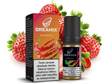 liquid dreamix jahoda strawberry 10ml 3mg