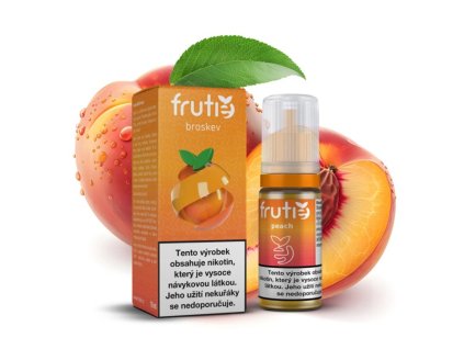 liquid frutie 50 50 broskev peach 10ml 3mg
