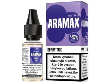 liquid aramax salt berry trio 10ml 10mg