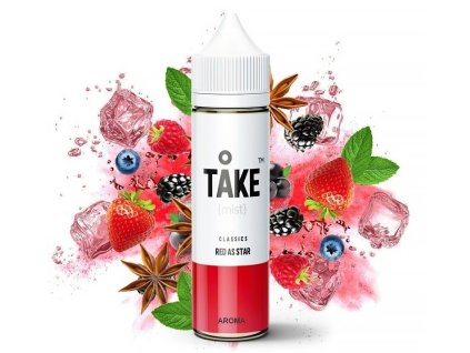 ProVape Take Mist - Shake & Vape - Red As Star - 10ml, produktový obrázek.