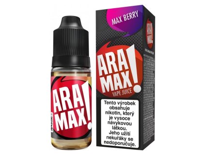 Aramax - Max Berry - 10ml - 3mg, produktový obrázek.