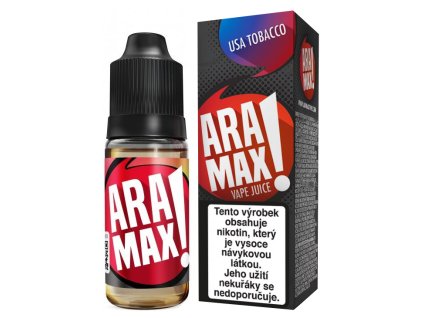 Aramax - USA Tobacco - 10ml - 3mg, produktový obrázek.
