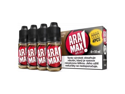 Aramax - Coffee Max - 4x10ml - 18mg, produktový obrázek.