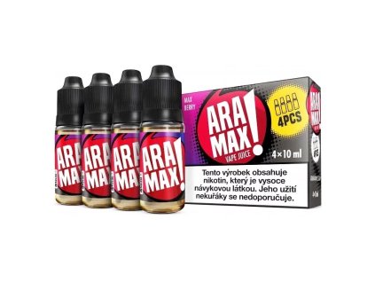 Aramax - Max Berry - 4x10ml - 3mg, produktový obrázek.