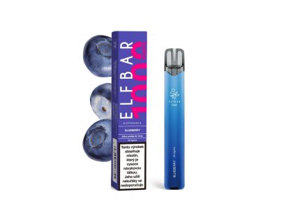 Elf Bar 1000 Disposable Pod Kit (Blueberry) 20mg