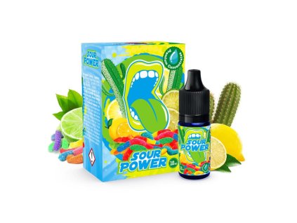 Příchuť Big Mouth: Sour Power (Kaktusovo-citrusové kyselé želé bonbony) 10ml