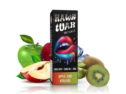 Hawk Tuah Salt - Apple Kiwi Koolada - 10ml - 20mg, produktový obrázek.