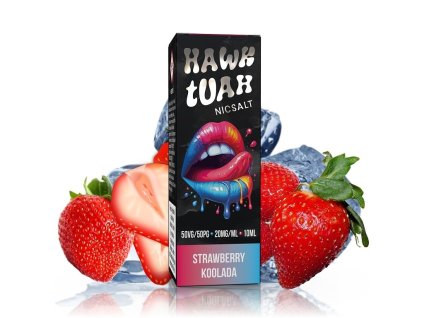 Hawk Tuah Salt - Strawberry Koolada - 10ml - 20mg, produktový obrázek.
