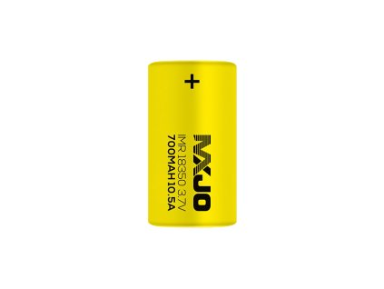 Baterie MXJO 18350 700mAh 10,5A, Lithium-ion baterie 18350 od MXJO s kapacitou 700mAh a kontinuálním vybíjecím proudem