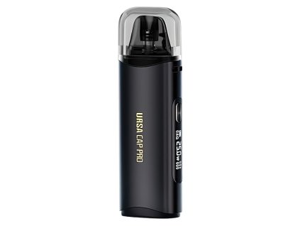 Lost Vape Ursa Cap Pro černá varianta s minimalistickým designem a zlatým logem
