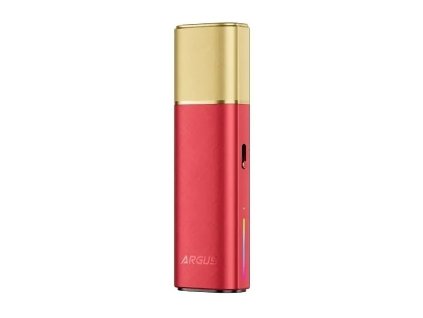 Voopoo Argus Klyc v červeno zlaté barevné kombinaci s elegantním designem a LED indikací