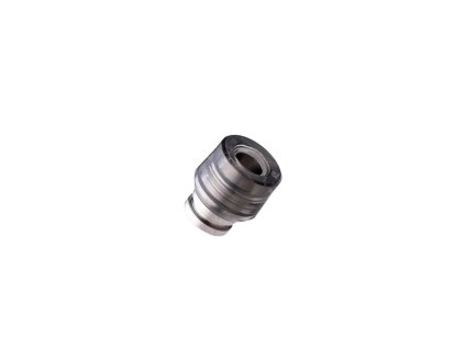 Gunmetal šedý drip tip naústek dotMod dotRDA X s matným povrchem a univerzálním 510 připojením na spodku